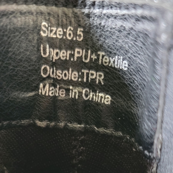 Olivia Miller Platform Boots Shiny size 6.5 - Picture 4 of 11